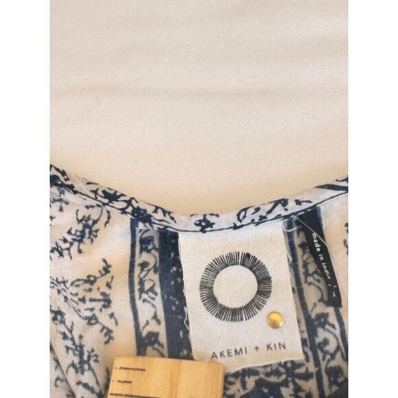 Anthropologie Akemi + Kin Boho Tunic Top, EUC Sz S Festival, Boho Top, chic vibe - Picture 7 of 11
